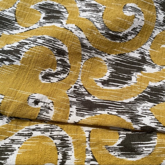 Shift Dress in Mustard and Army Green - Picture 5 of 7